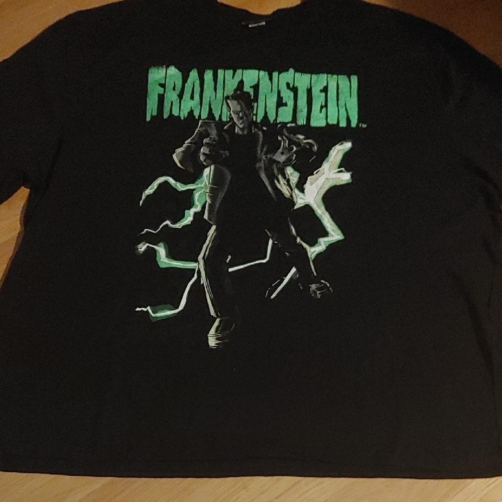 Universal Black and Green Frankenstein Tee